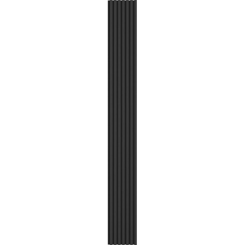 Mexen Lam-F akusztikus fali lamellák 275 x 31,5 cm, 6 mm filc, Fekete Len - S105-275317-2812-069