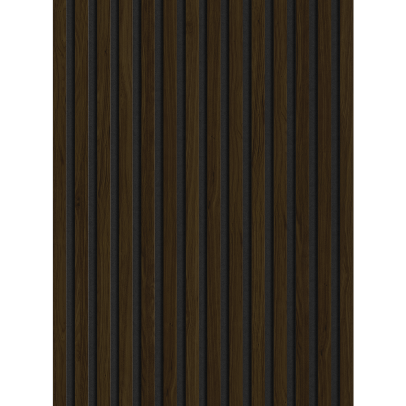 Mexen Lam-F akusztikus fali lamellák 275 x 31,5 cm, 6 mm filc, Wenge - S105-275317-2812-071