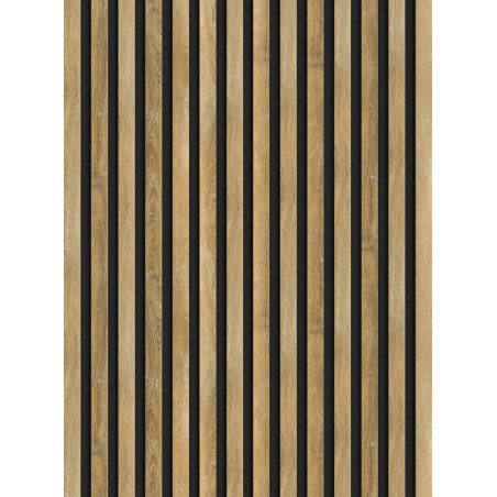 Mexen Lam-F akusztikus fali panelek 275 x 31,5 cm, 6 mm filc, Mézes Tölgy - S105-275317-2812-066