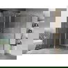Mexen Mist T cabină de duș cu uși articulate 120 x 95 cm, transparent, crom - 8A4T-120-095-01-00