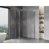 Mexen Mist T cabină de duș basculantă 100 x 120 cm, transparent, crom - 8A4T-100-120-01-00