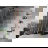 Cabină de duș cu ușă batantă Mexen Mist T 80 x 80 cm, transparent, cupru periat - 8A4T-080-080-65-00
