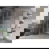 Mexen Mist T cabină de duș batantă 105 x 85 cm, transparent, cupru periat - 8A4T-105-085-65-00