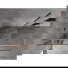 Mexen Mist T nyíló zuhanykabin 120 x 85 cm, átlátszó, matt réz - 8A4T-120-085-65-00