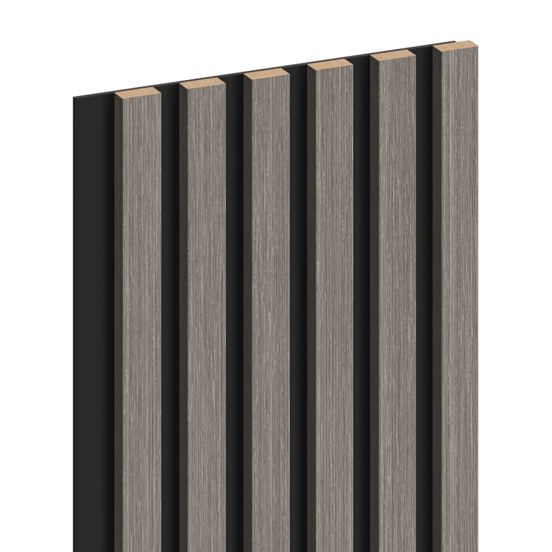 Mexen Lam-B fali falak 275 x 30 cm, 4 mm HDF lap, műszaki furnér, Ezüst Tölgy - S100-275307-3015-007