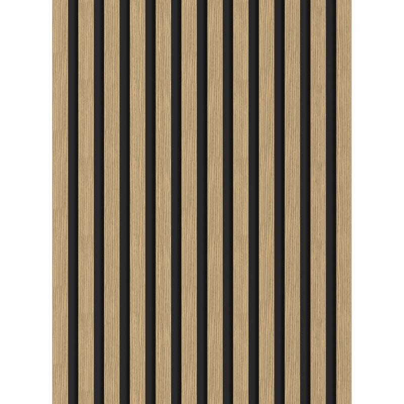 Mexen Lam-B fali térelválasztó 275 x 30 cm, 4 mm HDF lap, technikai furnér, Dió Len - S100-275307-3015-015