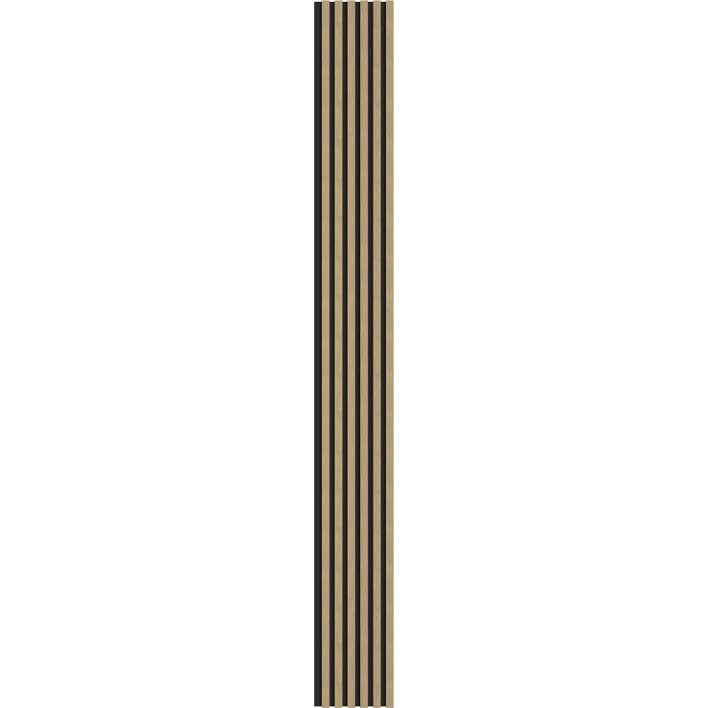 Mexen Lam-B lamelele de perete 275 x 30 cm, placă HDF 4 mm, furnir tehnic, Nuc de In - S100-275307-3015-015