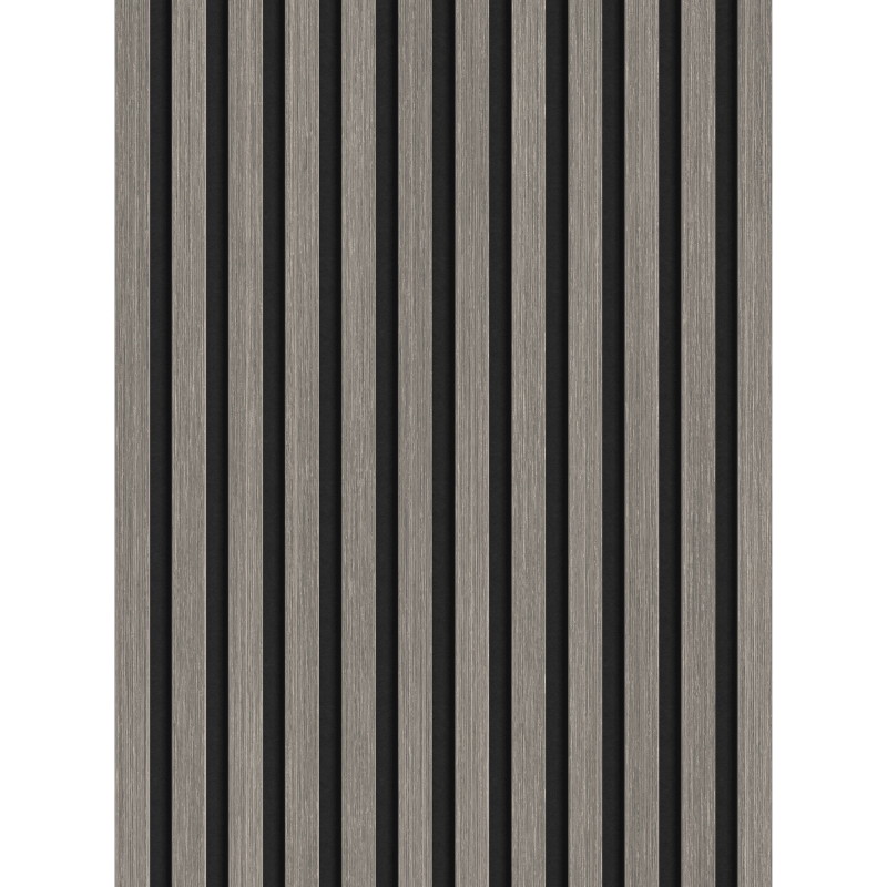 Mexen Lam-F akusztikus fali lamellák 275 x 30 cm, 8 mm filc, műszaki furnér, Ezüst Tölgy - S105-275307-3015-007