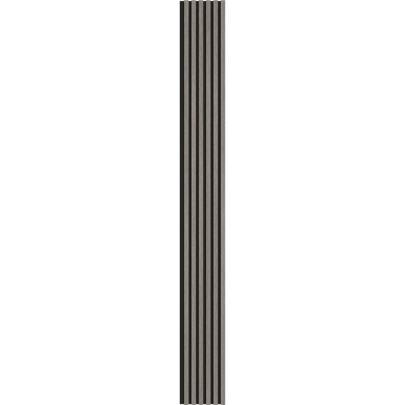 Mexen Lam-F akusztikus fali lamellák 275 x 30 cm, 8 mm filc, műszaki furnér, Ezüst Tölgy - S105-275307-3015-007