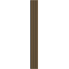 Mexen Lam-F Akusztikus fali lamellák 275 x 30 cm, 8 mm-es filc, műszaki furnér, Arany Teak - S105-275307-3015-014