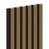Mexen Lam-B lamele de perete 275 x 30 cm, placă HDF 4 mm, furnir tehnic, Teak Auriu - S100-275307-3015-014