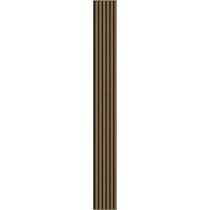 Mexen Lam-B lamele de perete 275 x 30 cm, placă HDF 4 mm, furnir tehnic, Teak Auriu - S100-275307-3015-014