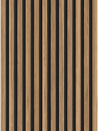 Mexen Lam-F lamelele de perete acustice 275 x 30 cm, fetru 8 mm, furnir tehnic, Nuc Deschis - S105-275307-3015-017