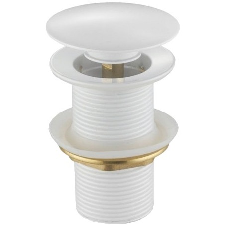 Mexen dop clic-clac rotund, alb - 79910-20