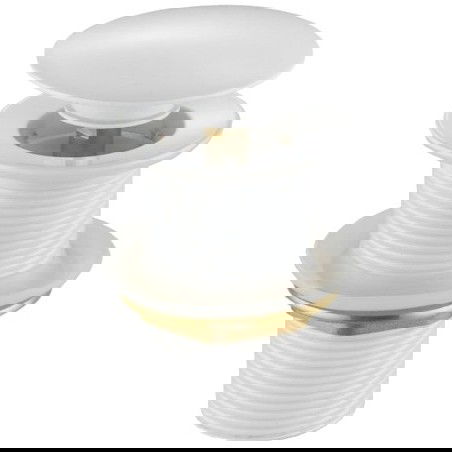 Mexen scurgere clic-clac rotundă, albă - 79910-20