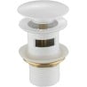 Mexen dop clic-clac rotund cu preaplin, alb - 79920-20