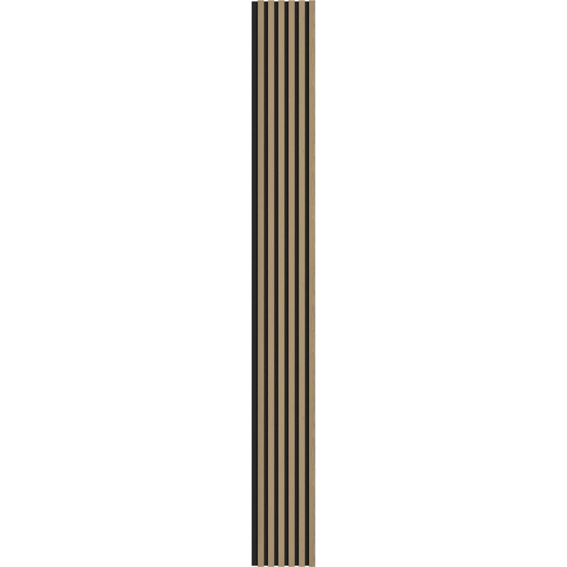 Mexen Lam-F lamele de perete acustice 275 x 30 cm, fetru 8 mm, furnir tehnic, Stejar Nobil - S105-275307-3015-004