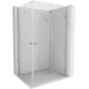 Cabină de duș pliabilă Mexen Mist-F Duo 95 x 100 cm, transparent, crom - 8A6-095L-100P-01-00