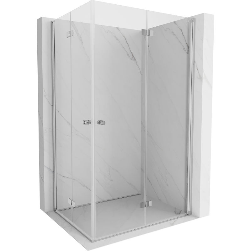 Mexen Mist-F Duo cabină de duș pliabilă 95 x 120 cm, transparent, crom - 8A6-095L-120P-01-00