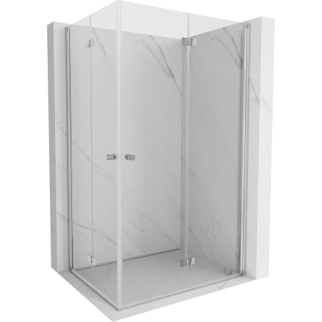 Mexen Mist-F Duo cabină de duș pliabilă 95 x 120 cm, transparent, crom - 8A6-095L-120P-01-00