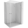 Mexen Mist-F Duo cabină de duș pliabilă 95 x 120 cm, transparent, crom - 8A6-095L-120P-01-00