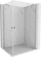 Mexen Mist-H Duo cabină de duș oscilantă 70 x 75 cm, transparent, crom - 8A5-070L-075P-01-00