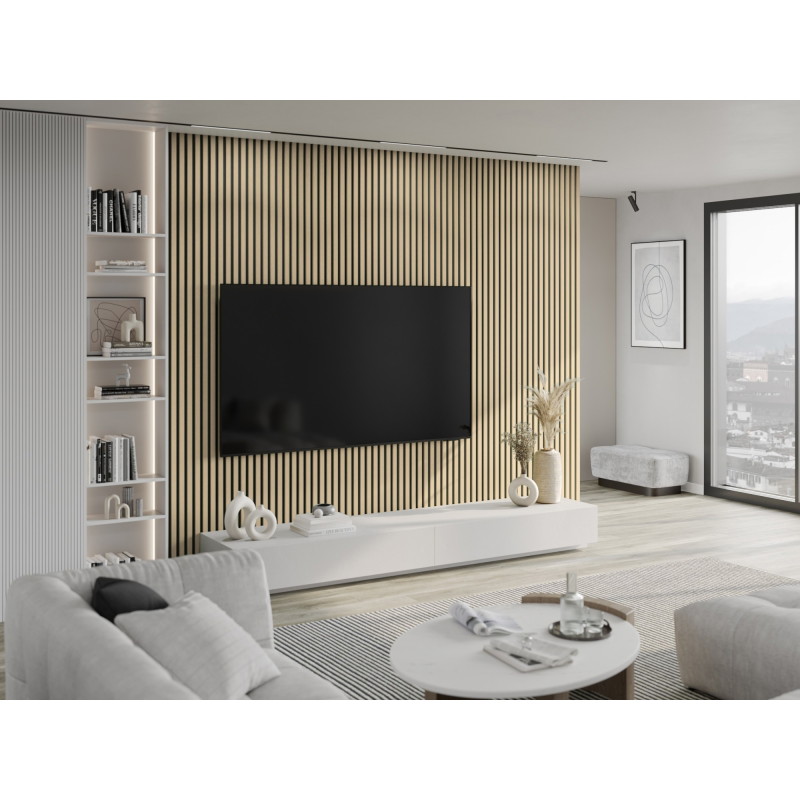 Mexen Lam-B lamele de perete 275 x 30 cm, placă HDF 4 mm, furnir tehnic, Stejar Nisipos - S100-275307-3015-001