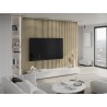 Mexen Lam-F lamele de perete acustice 275 x 30 cm, fetru 8 mm, furnir tehnic, Stejar Nisipos - S105-275307-3015-001