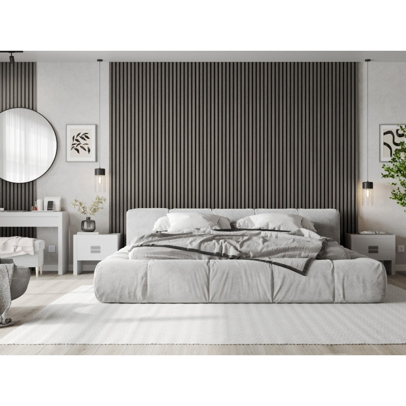 Mexen Lam-B fali falak 275 x 30 cm, 4 mm HDF lap, műszaki furnér, Ezüst Tölgy - S100-275307-3015-007