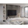 Mexen Lam-B fali falak 275 x 30 cm, 4 mm HDF lap, műszaki furnér, Ezüst Tölgy - S100-275307-3015-007