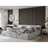 Mexen Lam-B fali lamellák 275 x 30 cm, 4 mm HDF lap, technikai furnér, Onyx Tölgy- S100-275307-3015-010