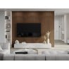 Mexen Lam-B falpanel lécek 275 x 30 cm, 4 mm HDF lemez, technikai furnér, Rubin Mahagóni - S100-275307-3015-013
