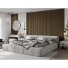 Mexen Lam-B falpanel fali 275 x 30 cm, HDF lap 4 mm, technikai furnér, Arany Teak - S100-275307-3015-014