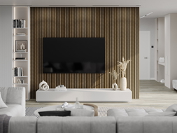 Mexen Lam-B falpanel 275 x 30 cm, 4 mm HDF lap, technikai furnér, Természetes Dió - S100-275307-3015-016