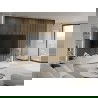 Mexen Lam-B falpanel 275 x 30 cm, 4 mm HDF lap, technikai furnér, Természetes Dió - S100-275307-3015-016
