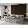 Mexen Lam-B fali panelek 275 x 30 cm, 4 mm HDF lemez, műszaki furnér, Barna Ében - S100-275307-3015-022