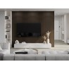 Mexen Lam-B fali falakra 275 x 30 cm, 4 mm HDF lap, technikai furnér, Égetett Dió - S100-275307-3015-024