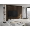 Mexen Lam-B fali falakra 275 x 30 cm, 4 mm HDF lap, technikai furnér, Égetett Dió - S100-275307-3015-024