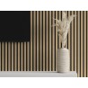 Mexen Lam-F Akusztikus falipanelek 275 x 30 cm, 8 mm filc, technikai furnér, Nemes Tölgy - S105-275307-3015-004