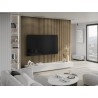 Mexen Lam-F lamele de perete acustice 275 x 30 cm, fetru 8 mm, furnir tehnic, Stejar Nobil - S105-275307-3015-004