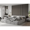 Mexen Lam-F lamelele de perete acustice 275 x 30 cm, fetru 8 mm, furnir tehnic, Stejar Gri - S105-275307-3015-005