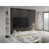 Mexen Lam-F lamele de perete acustice 275 x 30 cm, fetru 8 mm, furnir tehnic, Stejar Onix - S105-275307-3015-010