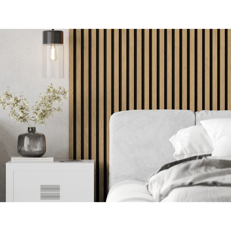 Mexen Lam-F lamele de perete acustice 275 x 30 cm, material textil 8 mm, furnir tehnic, Pin Clasic - S105-275307-3015-012
