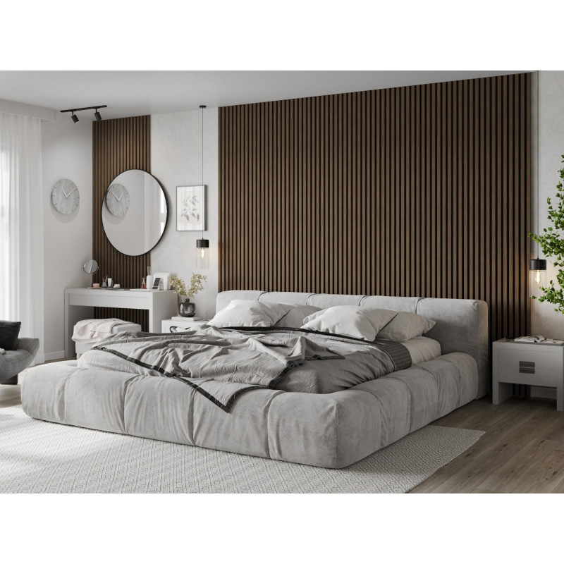 Mexen Lam-F lamelele de perete acustice 275 x 30 cm, fetru 8 mm, furnir tehnic, Nuc Cacao - S105-275307-3015-018