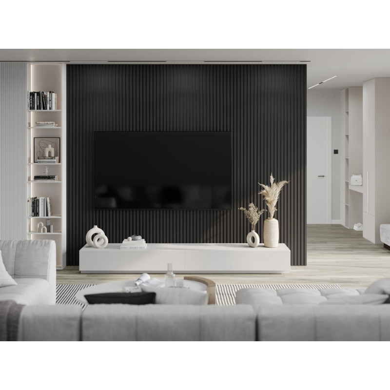 Mexen Lam-B lamele de perete 275 x 31,5 cm, placă HDF 4 mm, Negru Mat - S100-275317-2812-053