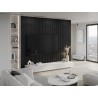 Mexen Lam-B lamele de perete 275 x 31,5 cm, placă HDF 4 mm, Negru Mat - S100-275317-2812-053