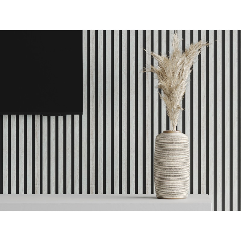 Mexen Lam-B lamele de perete 275 x 31,5 cm, placă HDF 4 mm, Stejar Înghețat - S100-275317-2812-061