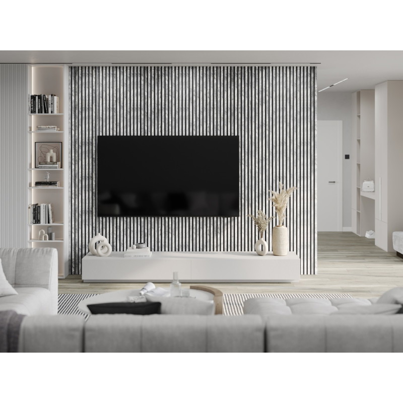 Mexen Lam-B fali panelek 275 x 31,5 cm, HDF lap 4 mm, Fehérített Tölgy - S100-275317-2812-064