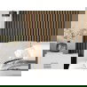 Mexen Lam-B fali lamellák 275 x 31,5 cm, HDF lemez 4 mm, Mocca Tölgy - S100-275317-2812-074