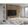 Mexen Lam-F lamele șcienne acustice 275 x 31,5 cm, fetru 6 mm, Stejar Miere - S105-275317-2812-066